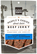 Load image into Gallery viewer, People's Choice Beef Jerky 2oz Tasting Kitchen - Cowboy Peppered