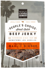 Load image into Gallery viewer, People's Choice Beef Jerky 2.5oz Tasting Kitchen - Garlic Ginger