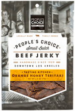 Load image into Gallery viewer, People's Choice Beef Jerky 2.5oz Tasting Kitchen - Orange Honey Teriyaki