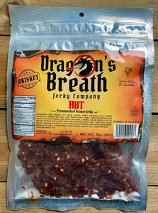Dragon's Breath Jerky Company - 3oz Hot