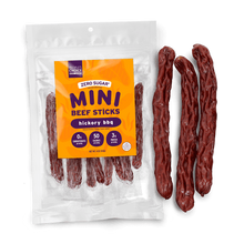 Load image into Gallery viewer, People&#39;s Choice Beef Jerky Mini Beef Sticks - Hickory BBQ
