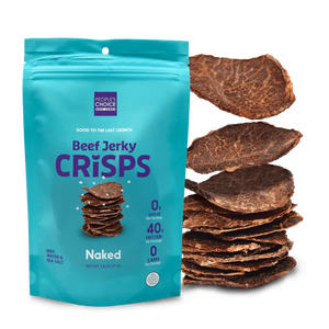 People's Choice Beef Jerky 1.8oz Jerky Crisps - Naked