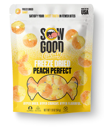 Sow Good Candy - Freeze Dried Peach Perfect