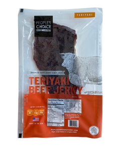 People's Choice Classic Slab Beef Jerky Teriyaki (Individually Wrapped 15ct)