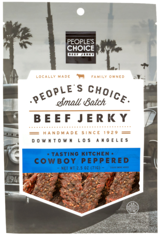 People's Choice Beef Jerky 2.5oz Tasting Kitchen - Cowboy Peppered