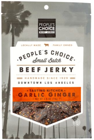 People's Choice Beef Jerky 2.5oz Tasting Kitchen - Garlic Ginger