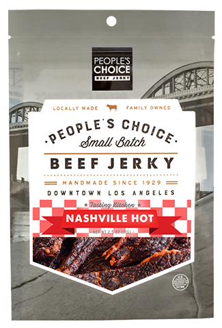 People's Choice Beef Jerky 2.5oz Tasting Kitchen - Nashville Hot