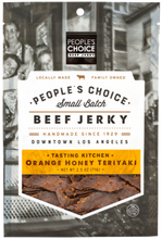 Load image into Gallery viewer, People&#39;s Choice Beef Jerky 2.5oz Tasting Kitchen - Orange Honey Teriyaki

